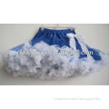 white blue baby girl fluffy pettiskirts girl's tutu skirts